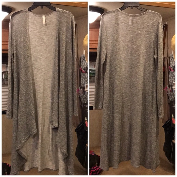 Light weight long sweater cardigan